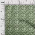 thumbnail image 2 of oneOone Rayon Forest Green Fabric Leaves Sewing Craft Projects Fabric Prints By Yard 56 Inch Wide, 2 of 5