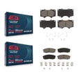 thumbnail image 1 of CMX Front Rear Ceramic Brake Pads Kit for Car Toyota 4Runner FJ Cruiser Lexus GX460 Sequoia GX470 KCX-100084, 1 of 9