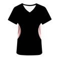 thumbnail image 4 of TIMIFIS Scrub for Women Printed Nurse Uniforms Tops V Neck Short Sleeve Nursing Tops with Pockets - Spring/Summer, 4 of 4