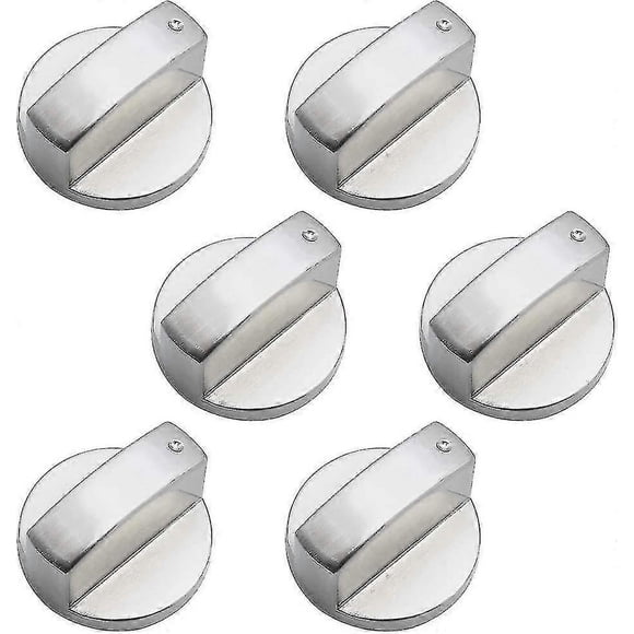 6pcs Universal Metal Control Knob Gas Stove 6mm Universal Control Knob Stove Knob For Gas Stove Stove