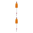 thumbnail image 3 of QualitChoice 360° Rotation Imperméable Dérive Canne à Pêche Mousse Lueur Dérives Alarme Bouée Forte Résistance à la Traction pour l'Eau Salée Carré Orange 2Set, 3 of 6