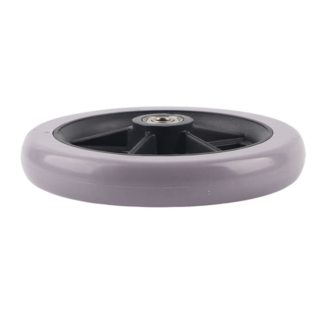 Roues de Fauteuil Roulant 120kg, Roue Solide, Assemblage en Caoutchouc pour Marchette Accessoire de Fauteuil Roulant à Domicile