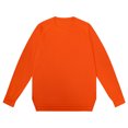 thumbnail image 1 of BADHUB Men's Long Sleeve Shirts Big & Tall Crew Neck Cotton Essential Pullover Athletic Performance Split Hem Sweatshirt Soft Causal Loose Top Spring Fall Deals L-5XL, 1 of 2