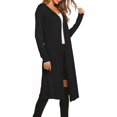 thumbnail image 1 of Women‘s Maxi Cardigan – Casual Long Flowy Open Front Floor Length Drape Lightweight Duster Sweater, 1 of 4
