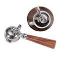thumbnail image 4 of yuksok Support de Porte-Café Sans Fond 58mm Double Bouche Machine à Café Fine Pièces de Rechange pour Cafetière, 4 of 9