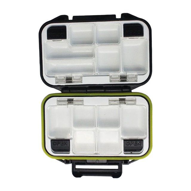 yingyy Tackle Box Portable Syurdy ABS Carp Fishing Baits Boxes Multifunctional Storage Case Professional BaitContainer S Black