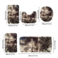 thumbnail image 3 of LSLJS Mixed Colors Bath Mats 5 Set Bathroom Rugs for 5PCS Toilet Mats Universal Soft Comfortable Water Absorption Non-Slip Thick Machine Washable Easy Dry Dark Color Home Accessories, 3 of 8