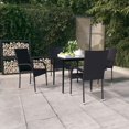 thumbnail image 1 of vidaXL 5 Piece Garden Dining Set Black, 1 of 4