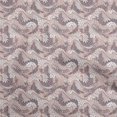 thumbnail image 1 of oneOone Polyester Spandex Dusty Brown Fabric Asian Japanese Wave Craft Projects Decor Fabric Printed By The Yard 56 Inch Wide, 1 of 4