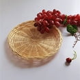 thumbnail image 3 of 4 Pcs Paper Plate Holder 10 Inch Round Woven Plate Holder Reusable Paper Plate Holders For Picnic Party, 3 of 6