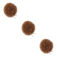 thumbnail image 4 of Baohd Effortless Afro Puff Drawstring Ponytail Bun Short Afro Kinky Puff Synthetic Brown 3Set, 4 of 6