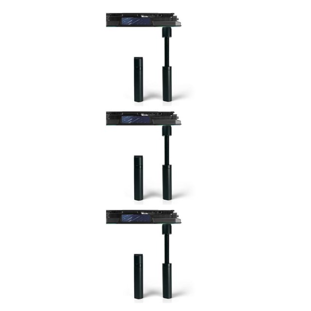 ZheElen Black GPU Support With Durable And Lightweight Graphics Card Holder GPU Holder Height Adjustable 3Set
