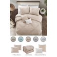 thumbnail image 3 of Grace Living Ensemble de Couette en Polyester Fitzgerald - Plissée, Couleur Neutre Unie, 3 of 6