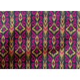 thumbnail image 4 of oneOone Coton Popeline Rayure & Tourbillon Ikat Impression Tissu à Coudre BTY 42 Pouces de Large, 4 of 4