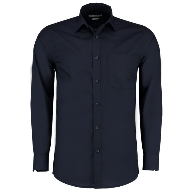 Kustom Kit Chemise Popeline à Manches Longues pour Hommes