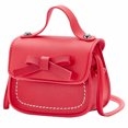 thumbnail image 1 of Bmisegm Girls' Solid Color Leather One-Shoulder Mini Bag – Stylish and Functional Shoulder Purse for Little Girls Red One Size, 1 of 8