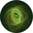thumbnail image 1 of Ahgly Company Machine Washable Indoor Round Transitional Night Black Area Rugs, 7' Round, 1 of 7