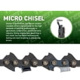 thumbnail image 4 of Micro Chisel Chainsaw Chain 18 inch .050 .325 74DL for RedMax Stihl MS261 10Pack 810-CCC2398H, 4 of 4