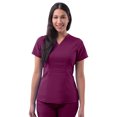 thumbnail image 1 of Adar Pro Scrubs For Women - Tailored Peplum Scrub Top, 1 of 6