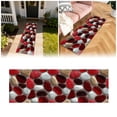 thumbnail image 2 of Corridor Stone Patterned Carpet 3D Pebble Pattern Entrance Carpet Washable Carpet Bathroom Stone Patterned Floor Mat Bedroom Long Bedside Mat Kitchen Floor Mat Throw Blanket Set Possum Blanket Lap, 2 of 5