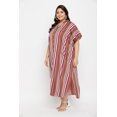 thumbnail image 4 of Oussum Robe Caftans pour Femme Grande Taille Imprimée Longue Maxi à Boutons Robes Caftan, 4 of 7