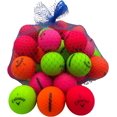 thumbnail image 1 of Golf Ball Planet - Supersoft Matte Color Mix Recycled Golf Balls for Callaway 3A/Good (50 Pack), 1 of 5
