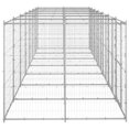 thumbnail image 2 of vidaXL Outdoor Dog Kennel Galvanised Steel 16.94 m², 2 of 4