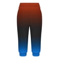 thumbnail image 4 of Yuyuzo Womens Capri Pants High Waisted Drawstring Sweatpants Running Gym Cropped Trousers with Pockets, 4 of 6