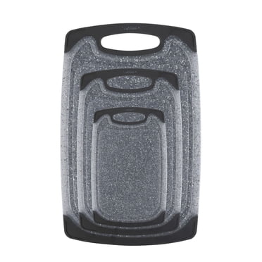 Mainstays Granite Effect Plastic Cutting Board Set, 15.74 inch, 3 pieces