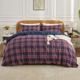 thumbnail image 1 of Gogreen Queen Duvet Cover Set, Soft & Breathable Microfiber 3 Pieces Queen Bedding Sets, Pattern Queen Comfy Duvet Cover Set, with Zipper Closure (Queen), 1 of 8