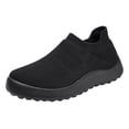 thumbnail image 1 of Kcodviy Spring and Summer Women Sneaker Sandals for Women Chunky Sports Shoes Flat Bottom Flat Sneaker Boots for Women Lightweight Slip on Fly Woven Mesh Breathable Comfortable Solid Color Casual St, 1 of 8