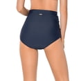 thumbnail image 4 of RELLECIGA Bas de Bikini Froncé Taille Haute pour Femmes, 4 of 6
