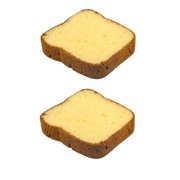 Chmadoxn Decontamination Dishwashing Sponge, Bread Shaped Sponge, Adorable Cleaning Thickened Scrub Kitchen Sponge, Dishwashing Brush For Cleaning Kitchen 2PCS Dishwashing Sponge