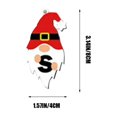 thumbnail image 3 of LSLJS Christmas Ornaments Christmas Acrylic Hanging Decorations - Set of 26 Alphabet Letters with Santa Claus Design for Holiday Ornaments and DIY Crafts Christmas Hanging Decorations, 3 of 6