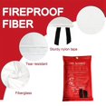 thumbnail image 3 of 4PCS Emergency Fire Blanket, Fire Blanket, Fire Suppression Blanket for Kitchen, Grill, Fireplace (59Inch X 59Inch), 3 of 8