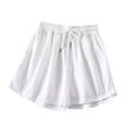 thumbnail image 2 of Plebaso Lot de 2 Shorts pour Femmes à Cordon, Shorts Amples Décontractés, Shorts Confortables d'Été, Shorts de Course Athlétiques Fins, 2 of 4