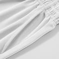thumbnail image 4 of Sentmoon Mens Shorts Athletic High Waist Loose 2025 Summer Beach Shorts Drawstring Solid Color Quick Dry Running Shorts with Pockets Comfy for Sports Wear White XXXL, 4 of 5