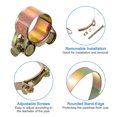 thumbnail image 3 of Unique Bargains 4Pack T-Bolt Hose Clamps, 23-25mm/0.91'-0.98' ID Range, Iron Radiator Hose Clamp Intake Clamp, 3 of 4