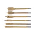 thumbnail image 3 of Flat Drill Bits Set, Durable Hex Shank Incisive Precise Positioning Spade Wood Drill Bit 6PCS  For Woodworking For Carpenter Silver,Golden, 3 of 8