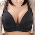thumbnail image 1 of AherBiu Plus Size Bras for Women No Underwire Push up High Support Bras with Multi Breasted Full Coverage Seamless Bras, 1 of 4