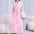 thumbnail image 2 of AherBiu Women's Robes Plush Warm Soft Long Robe Fleece Winter Party Housecoat Bathrobe with Pockets, 2 of 4