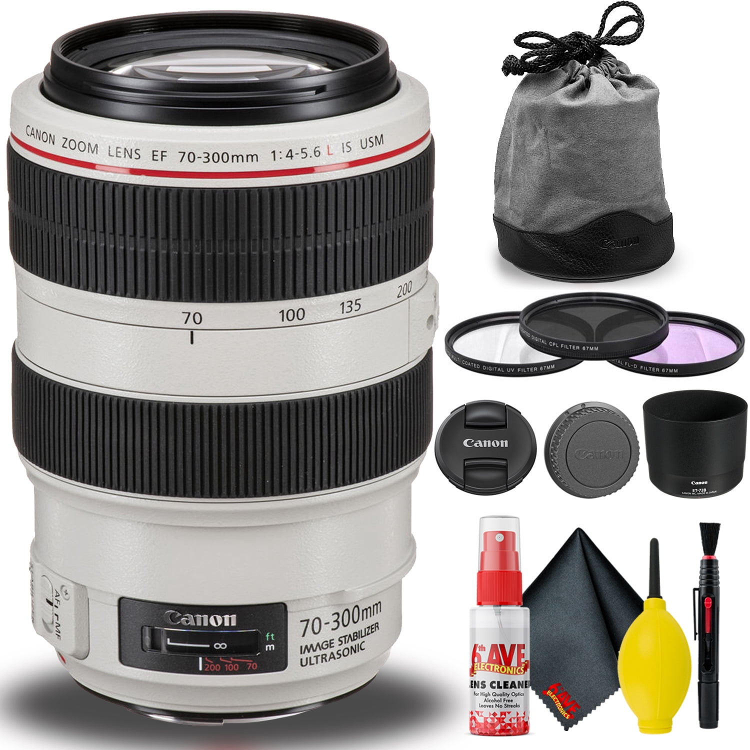Canon ZOOM EF 70-300mm 1:4-5.6 IS USM ULTRASONIC Macro1.5m/4.9ft