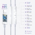 thumbnail image 2 of Lightning Écouteurs avec Boutons de Volume et Microphone Compatibles avec iPhone 7 8 Plus X 11 12 13 14 Pro Max, 2 of 3