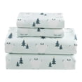 thumbnail image 4 of Ensemble de draps en flanelle des Fêtes, 4 of 6