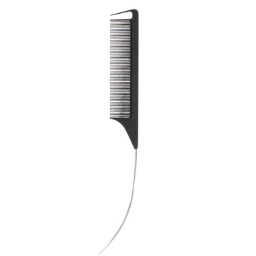 FcBaudy Combs for Women Professionaly Barber Accessories Pointed Tail Hair Styling Comb Antistatic Barber Steel Needle Pin Tip Brush Antistatic Comb Quality Comb Fine Tooth Comb Tail comb comb