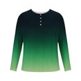 thumbnail image 4 of AherBiu Plus Size Mens Long Sleeve Shirts Stretch Athletic Button Shirt Lightweight Comfy Fall Gradient Sports Shirts, 4 of 4