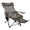 Khaki, variant on Camping Recliner Camping Lounge Chair, Backpacking Folding Chair with Headrest, Footrest and Storage Bag for Outdoor Camping, BBQ, Large Weight Capacity