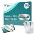 thumbnail image 3 of Waysh Double Edge Razor Blades, 200 Count Barber Pack, 3 of 11