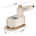 thumbnail image 4 of CSChome Electric Iron Portable Electric Iron - US Plug, Handheld Hanging Ironing Machine, Small Ironing Tool for Dormitory Clothes, 4 of 7