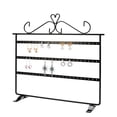thumbnail image 2 of tredstone Earrings Display Holder Multi Layers Metal Hanging Rack Double Side Jewelry Storage Organizer Stand Bracket for Travel Black, 2 of 6